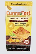 CURCUMIN CAPSULES Curma Fort Turmeric with COLLAGEN NO MORE PAIN PILLS