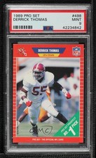 1989 Pro Set Derrick Thomas #498 PSA 9 MINT HOF 16yo
