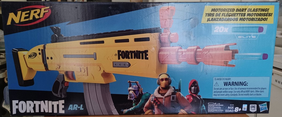 NERF E6158 Fortnite AR-L Elite Dart Blaster for sale online NERF E6158 Fortnite AR-L Elite Dart Blaster for sale online