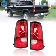 Tail Lights Lamps Rear Brake Lr For 2004 -2007 Chevy Silverado 1500 2500 3500