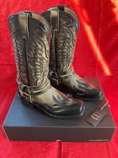 SENDRA Florentic Negro Biker Boots Stiefel Cowboystiefel 6341 Gr. UK=10,5 EU=45
