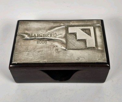 International Federation Pension Fund Admin FIAP 999 Silver Wood Box 2008 Peru