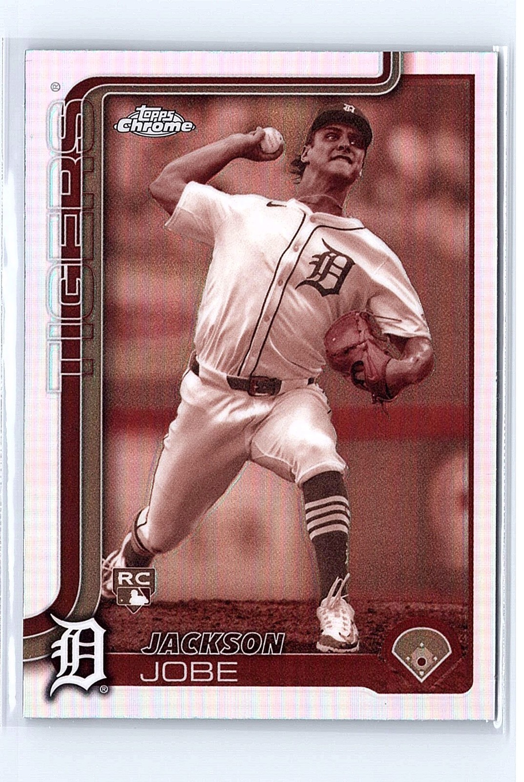 2025 Topps Chrome Jackson Jobe #249 Sepia Refractors