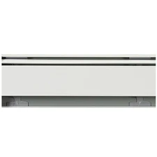 Fine/Line 30 4 Ft. Hot Water Baseboard Heating Enclosure Only in Nu-White