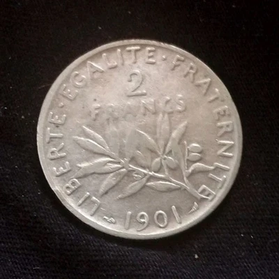 2 Francs Semeuse 1901 9.92g - Photo 1/2