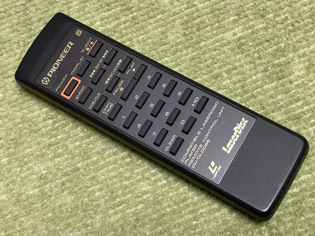 Pioneer Laseractive Remote Control CU-CLD085 CLD-A100 Tested