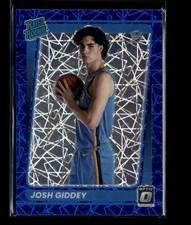Josh Giddey 2021-22 Panini Donruss Optic Blue Velocity Rated Rookie ② [jm162