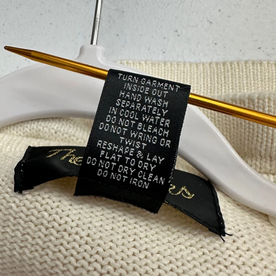 Suéter cárdigan feo de Navidad Theme Works para mujer talla M adornado con cuentas Foto 4 de 4