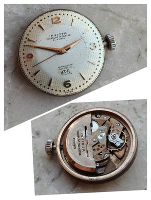 50/60er Jahre INVICTA AUTOMATIC CAL. AS 1361n VINTAGE WATCH MOVEMENT UHRWERK