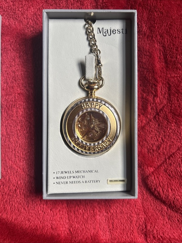 Happy Anniversary Pocket Watch