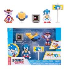 Sonic The Hedgehog 2.5" Action Figures Super Stars Diorama Playset