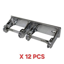 12pcslot Impact Double Roll Toilet Tissue Dispenser Chrome Imp2501ct New