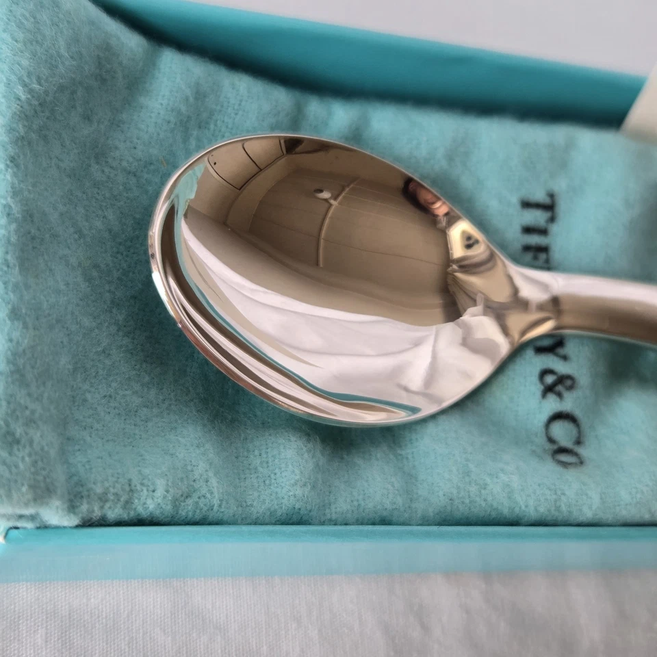 TIFFANY & CO. Cucchiaio Bambino Argento Sterling 925 Elsa Peretti Italia 10... - Immagine 3 di 4