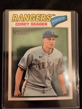 Topps 2026 Heritage Corey Seager #302 Chrome Texas Rangers Baseball Trading Card