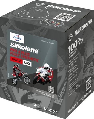 For SILKOLENE PRO 4 PLUS 10W50 4L CUBE 4T engine oil 10W50 PRO 4 PLUS 4L 4T bi