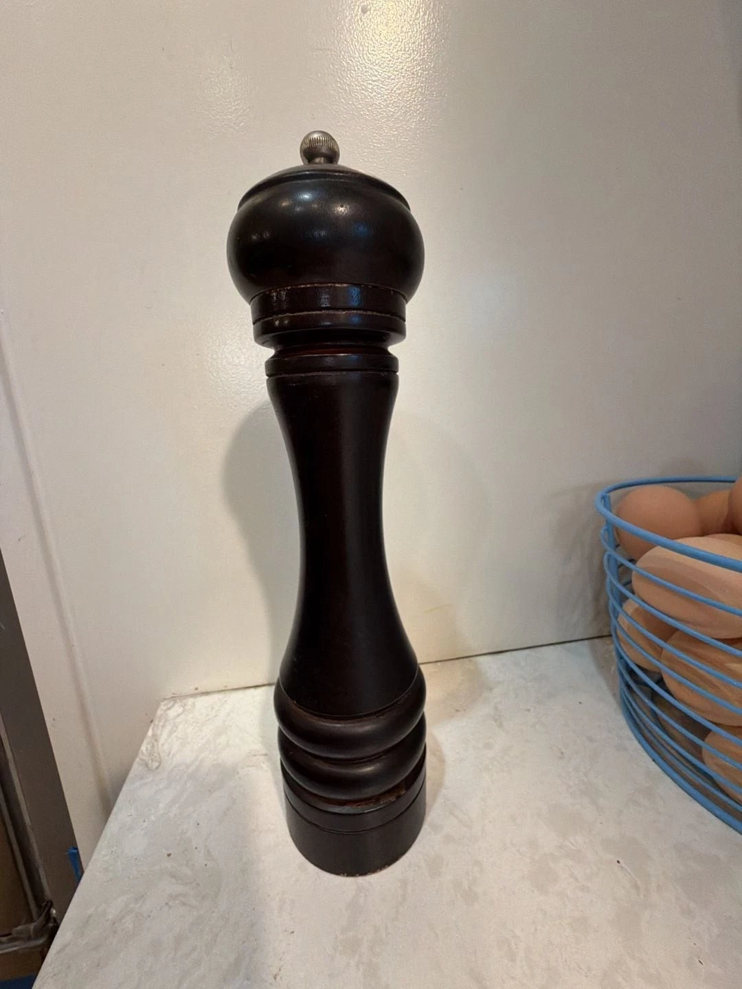 Trudeau Dark Wood Pepper Mill Grinder
