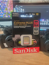 SanDisk Extreme PLUS SDXC UHS-I 128GB 190MB/s Lot of 2