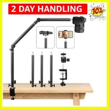 Heavy Duty Overhead Camera Desk Mount Stand 14.5"-41" with 1/4" Screw, 3-Sect...