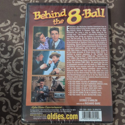 HINTER DEM 8-BALL. Comedy Classics Sammlung. George O'Hanlon DVD. Neu Versiegelt - Bild 2 von 5