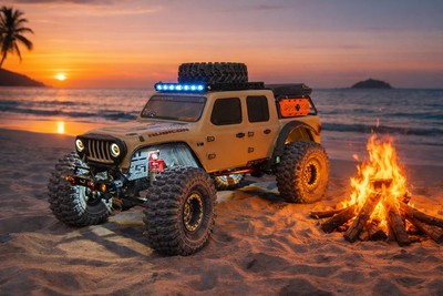 Axial SCX24 Jeep Gladiator FULLY BUILT! Must see! All custom ready to Purchase!!