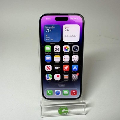 Unlocked Apple iPhone 14 Pro 256GB 26.2.1 Deep Purple MQ1D3LL/A