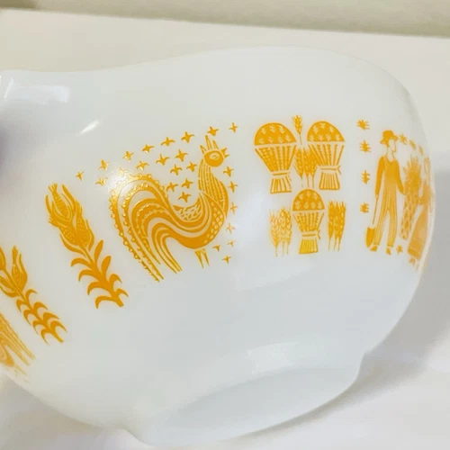 Vintage Pyrex Amish Butterprint Orange Pumpkin #441-#444 RARE! Set - Picture 10 of 23