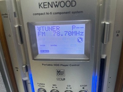 Kenwood RD-ESA5MD Mini Hi-Fi System CD MD FM AM Tested Serviced