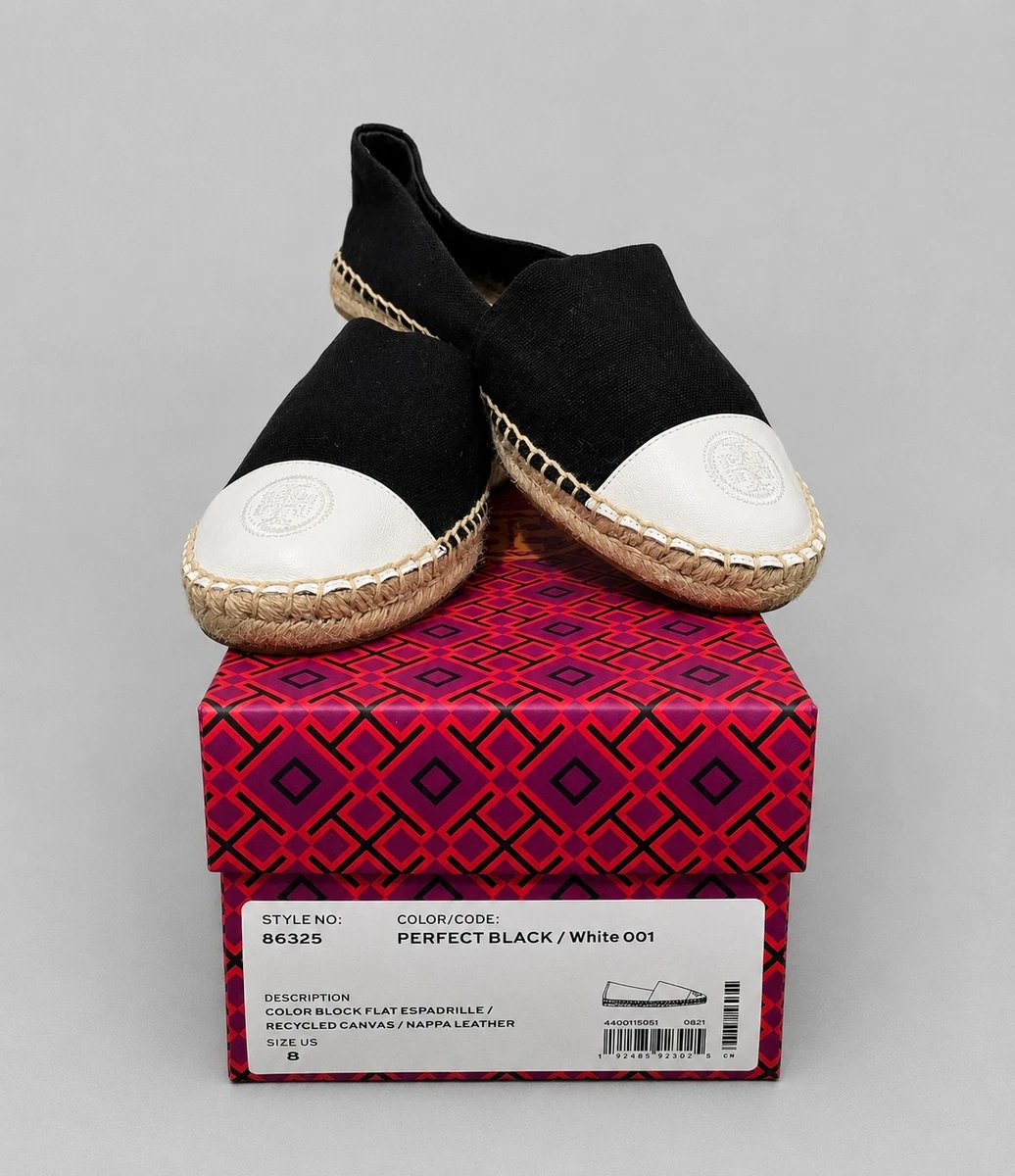 New Tory Burch Colorblock Tweed Flat Espadrilles Size 7.5 | eBay Tory Burch Color-Block Tweed Espadrille Flat Shoe Sz 6.5‎ main image 1