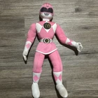 1994 Mighty Morphin Power Rangers Plush Stuffed Toy Figure Pink Saban Vintage