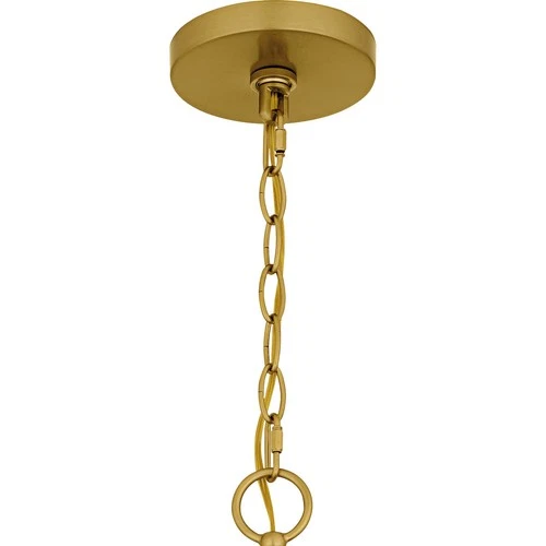 Brushed Gold  Chandelier from the Shea Collection - Picture 6 of 6