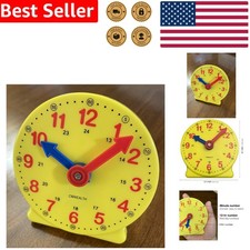 Interactive 12/24 Hour Kids Learning Clock - Lightweight  Fun for Ages 4 