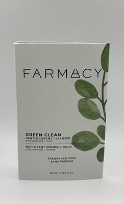 NEW Farmacy Green Clean Gentle Creamy Cleanser Fragrance Free MINI  10ml/0.34oz