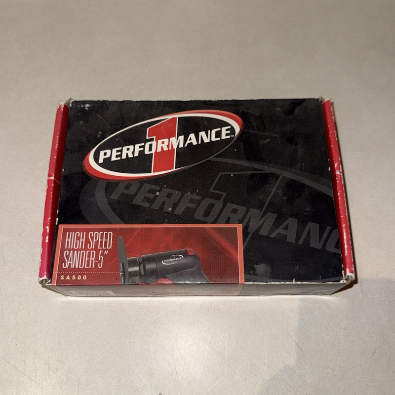 Performance SAS500 5 in High Speed Air Disk Sander Hook-and-Loop Rotary