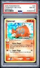 Pokemon 2005 EX Emerald Camerupt #23 Reverse Foil PSA 8 on eBay