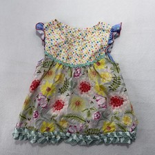 Matilda Jane 4 Kids Shirt Rose Floral Top Summer Cute Colorful