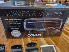 Conair Waves and Volume Hot Roller Hair Set With 12 Jumbo Rollers
