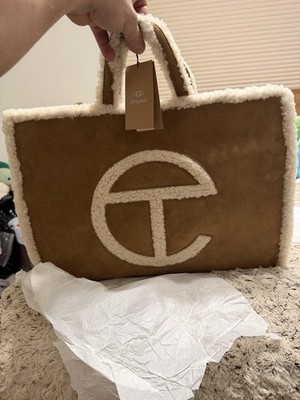 NEVER USED! UGG Telfar Large Chestnut brown tote bag