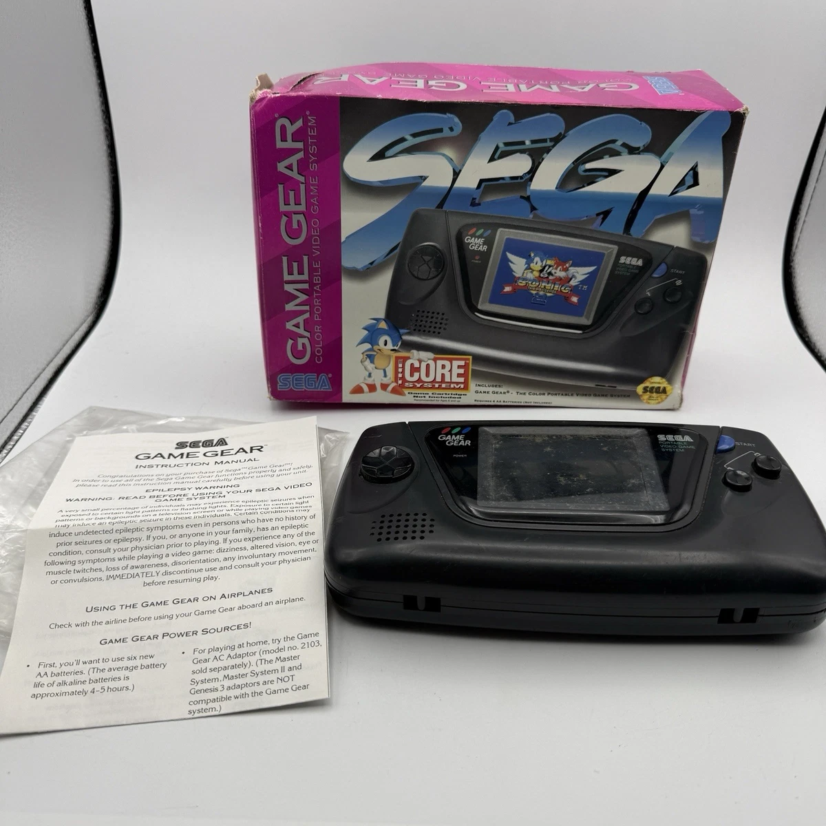 Игровые приставки Sega Game Gear Box In Video Game - огромный