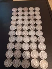 Silver Mercury Dimes Roll 50