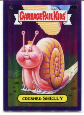 Garbage Pail Kids Chrome Series 4 Purple [250] Base Card 145b CRUSHED SHELLY