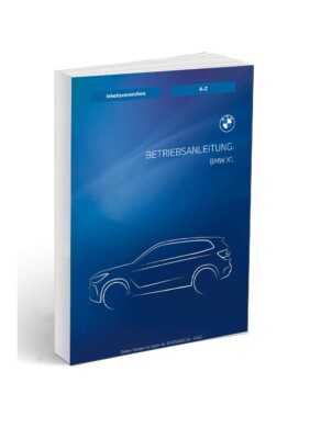 Bmw X1 U11 Bedienungsanleitung Deutsch Pdf
