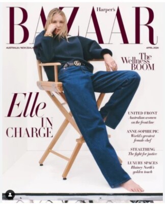 Harper's BAZAAR Australia/NZ Magazine April 2024/ ELLE IN CHARGE