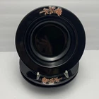 Vtg Frankoma Black Terra Cotta Rose Rimmed Bowls | 7.75 in | USA | Set of 3