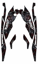 2024+ graphics decals kit sticker watercraft vinyl SEADOO SPARK TRIXX 3up Undead