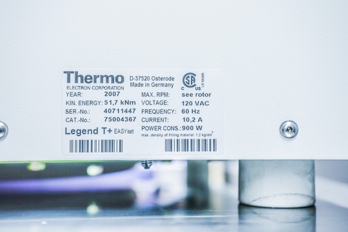 Thermo Sorvall Legend T Plus EASYset Benchtop Centrifuge 75004367 Legend T+ - Picture 6 of 8