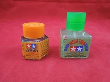 TAMIYA 87038 EXTRA THIN CEMENT 40 ml + 87012  PLASTIC MODELING CEMENT 20ml MODEL