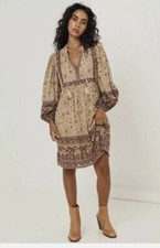 NWT Spell & the Gypsy Collective Designs Sundown Boho Mini Dress Spice Sz XS