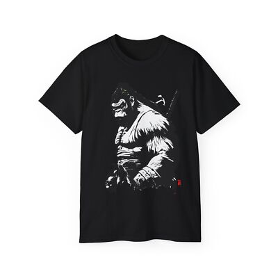 Samurai Gorilla, Ronin Apeman, Gorilla Samurai T-Shirt, Samurai T-Shirt,