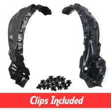 Driver & Passenger Side Fender Liner Set w/ Clips For 2001-2004 Toyota Tacoma