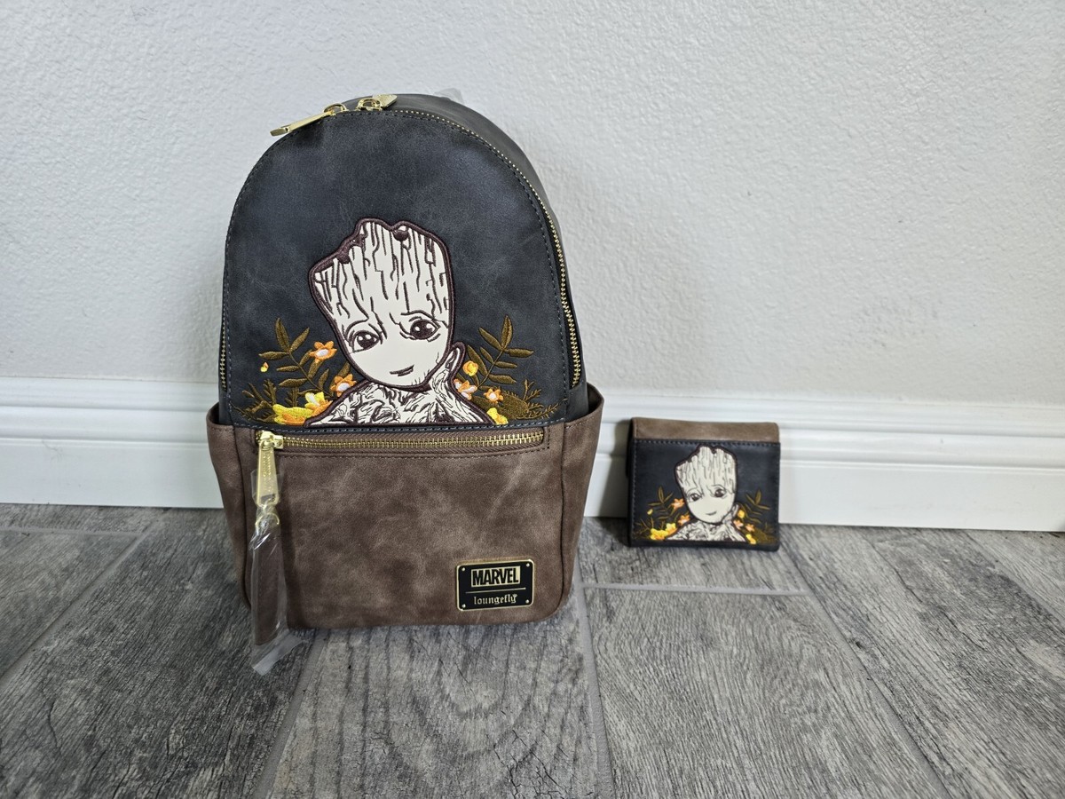 Guardians Of The Galaxy Loungefly Backpack and Wallet Set Guardians Of The Galaxy Group Scene Marvel Loungefly Mini  main image 4
